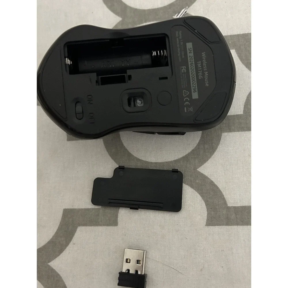 QUASIO Wireless Keyboard and Mouse Combo Full-Sized 2.4GH Comfortable for PC/Mac
